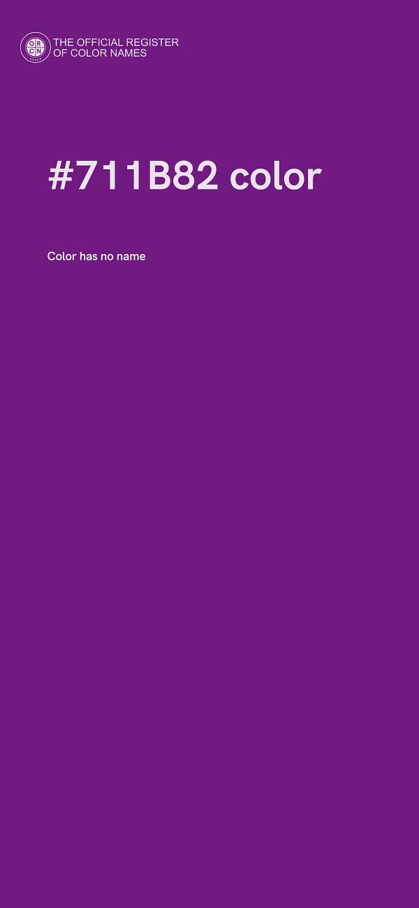 #711B82 color image