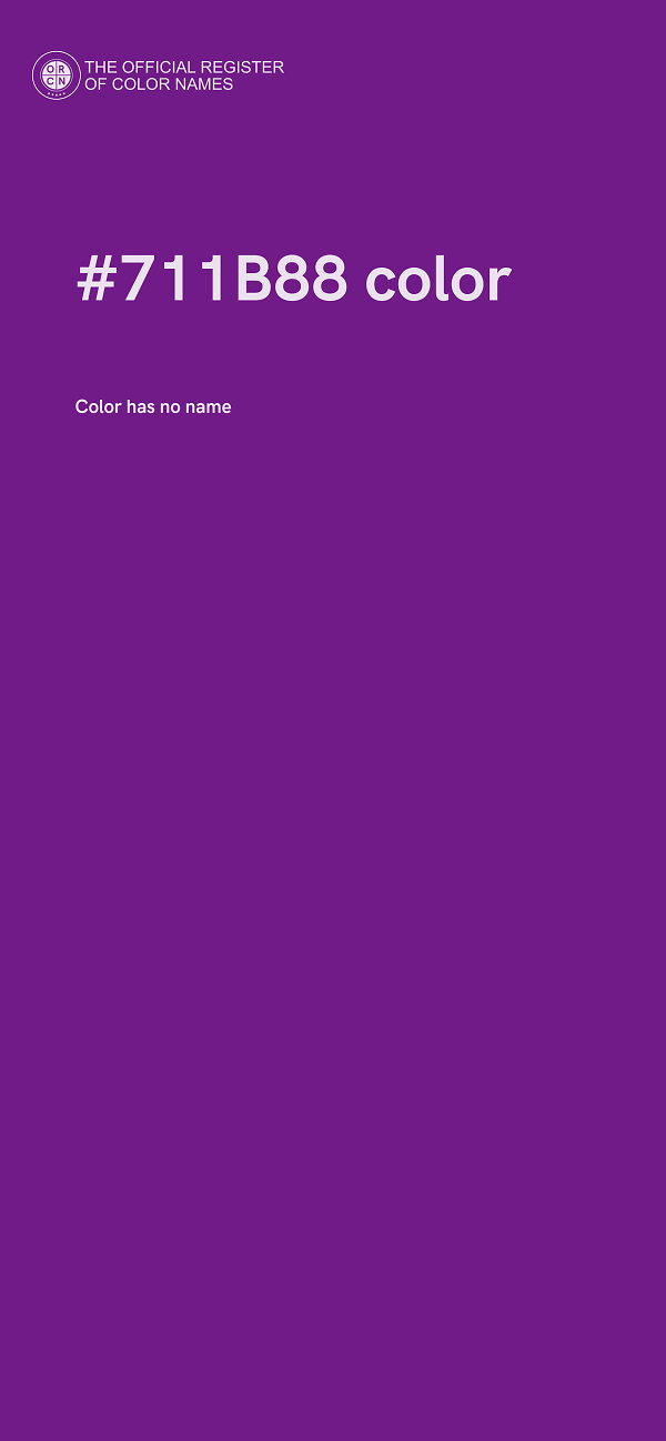 #711B88 color image