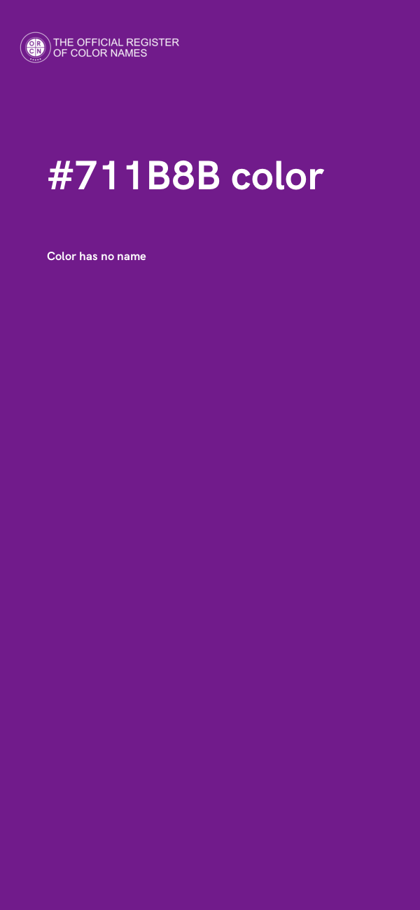 #711B8B color image