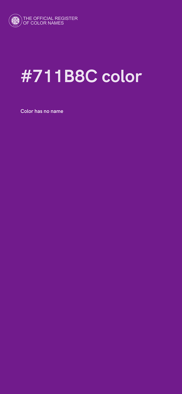 #711B8C color image