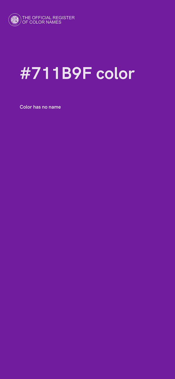 #711B9F color image