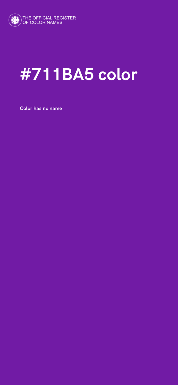 #711BA5 color image