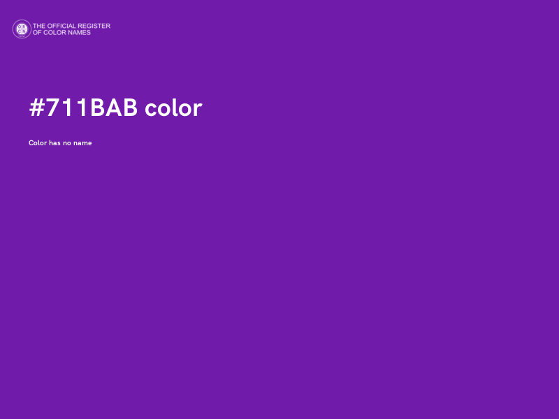 #711BAB color image