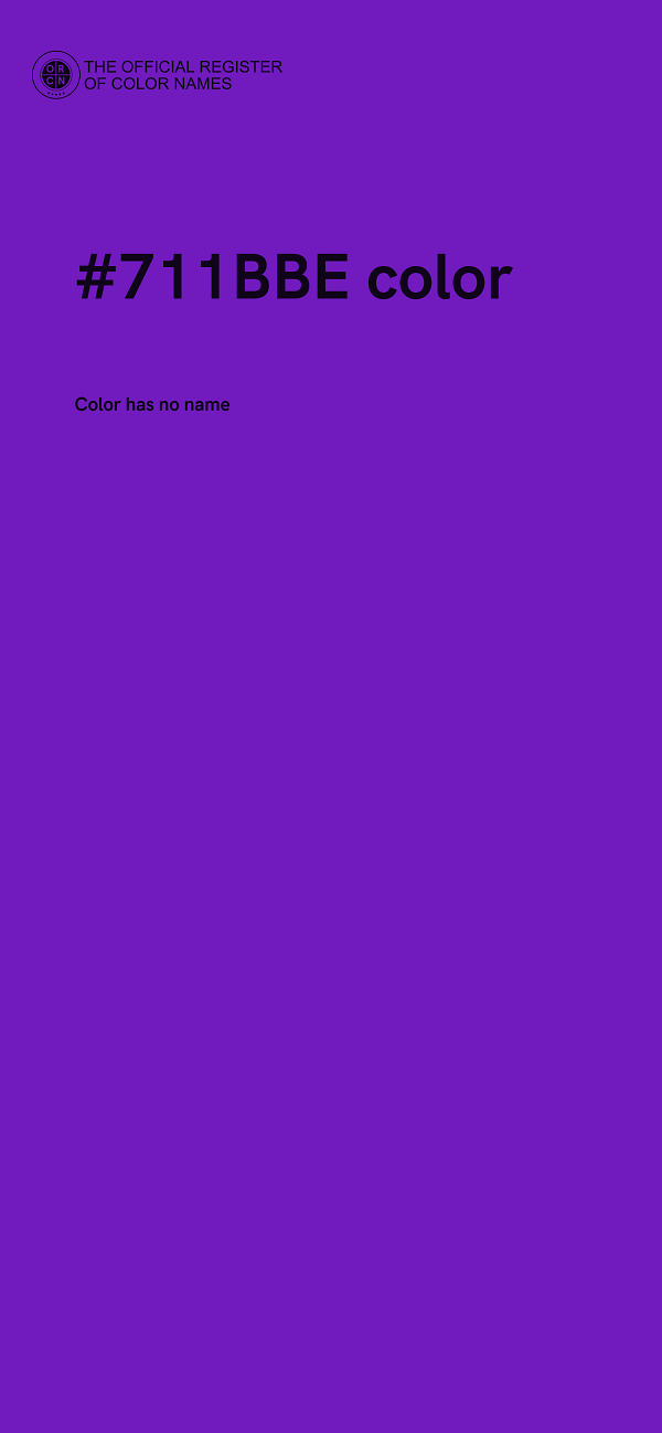 #711BBE color image