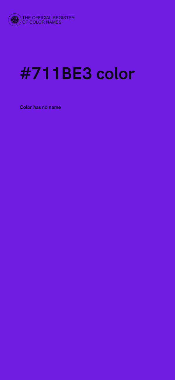 #711BE3 color image