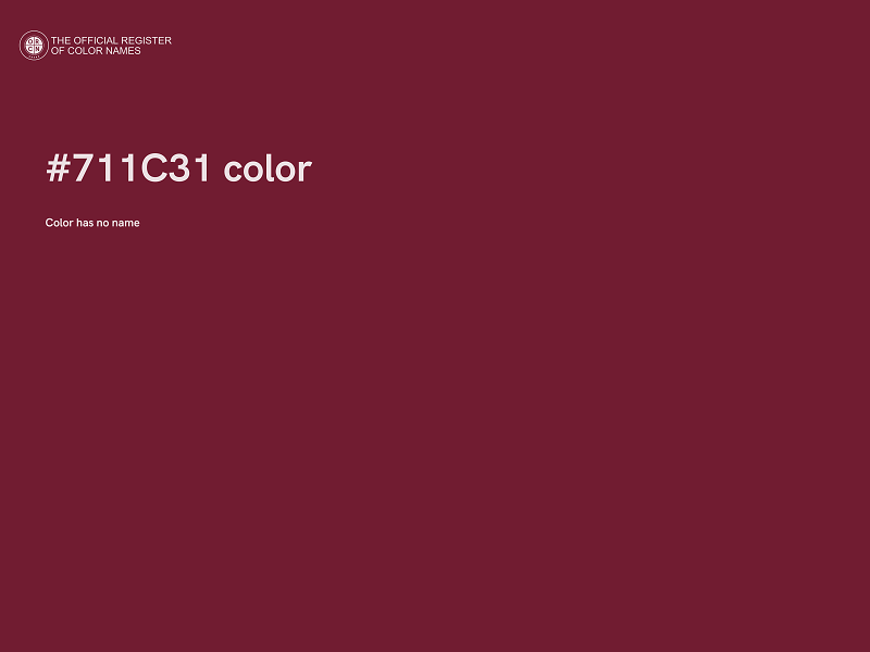 #711C31 color image