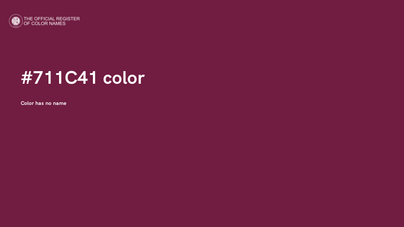 #711C41 color image