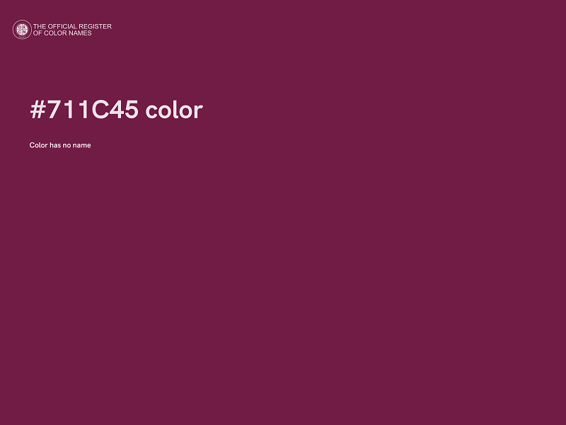 #711C45 color image