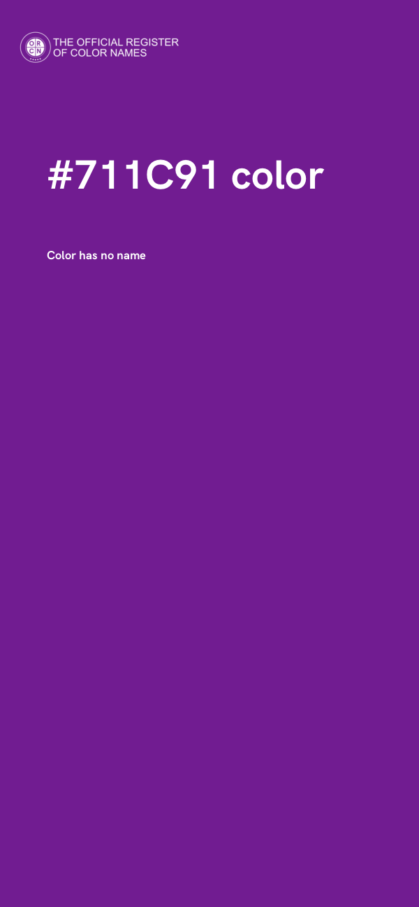 #711C91 color image