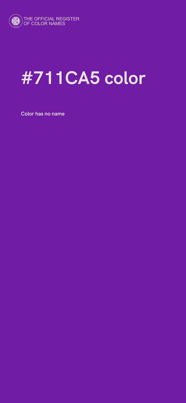 #711CA5 color image