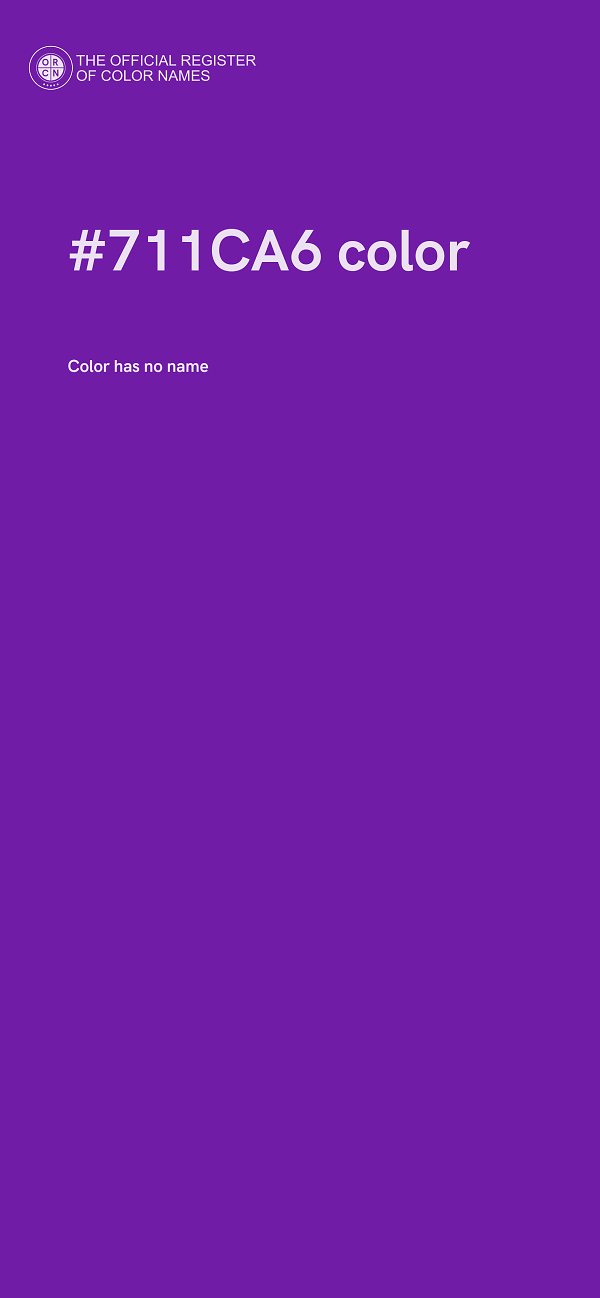 #711CA6 color image