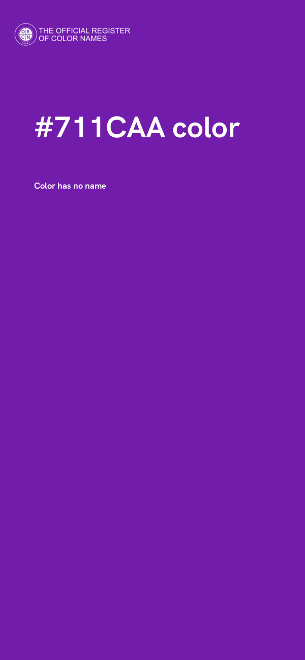#711CAA color image