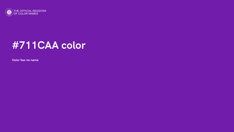 #711CAA color image