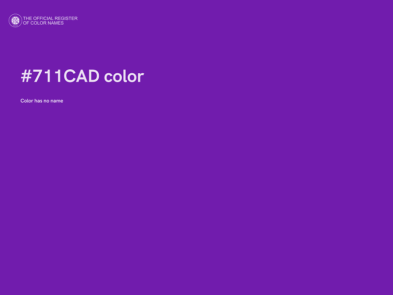 #711CAD color image