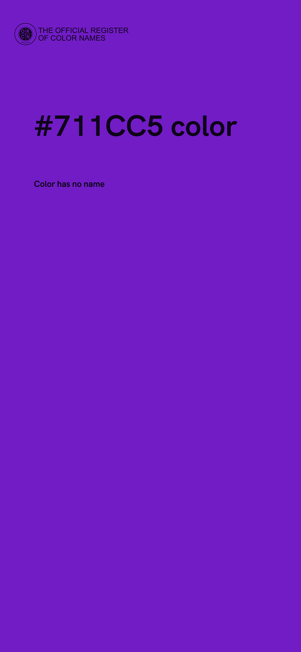 #711CC5 color image