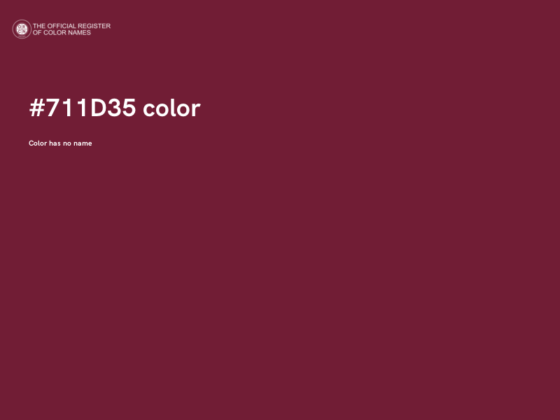 #711D35 color image
