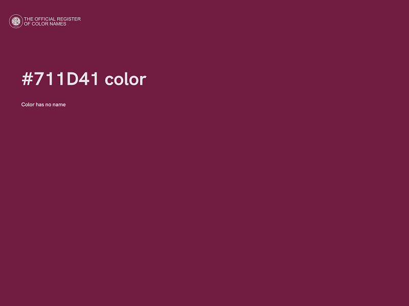 #711D41 color image