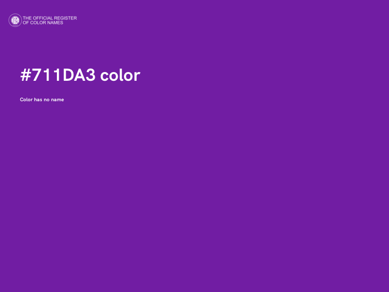 #711DA3 color image