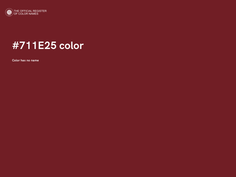 #711E25 color image