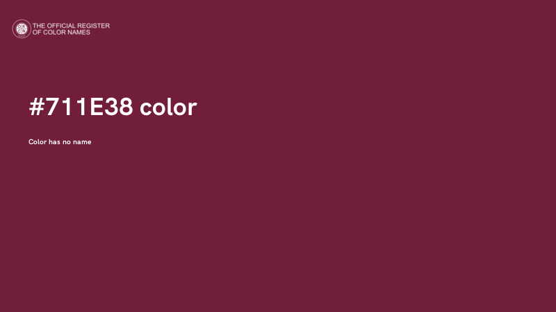#711E38 color image