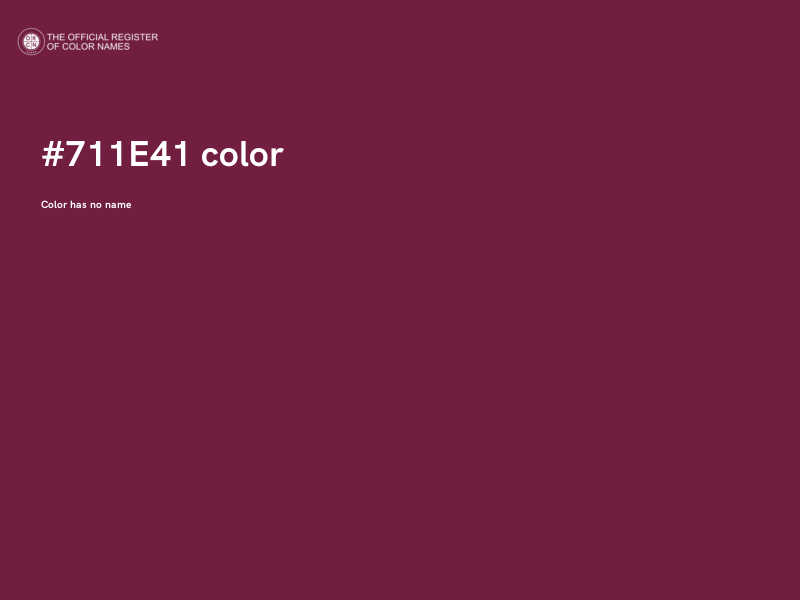 #711E41 color image