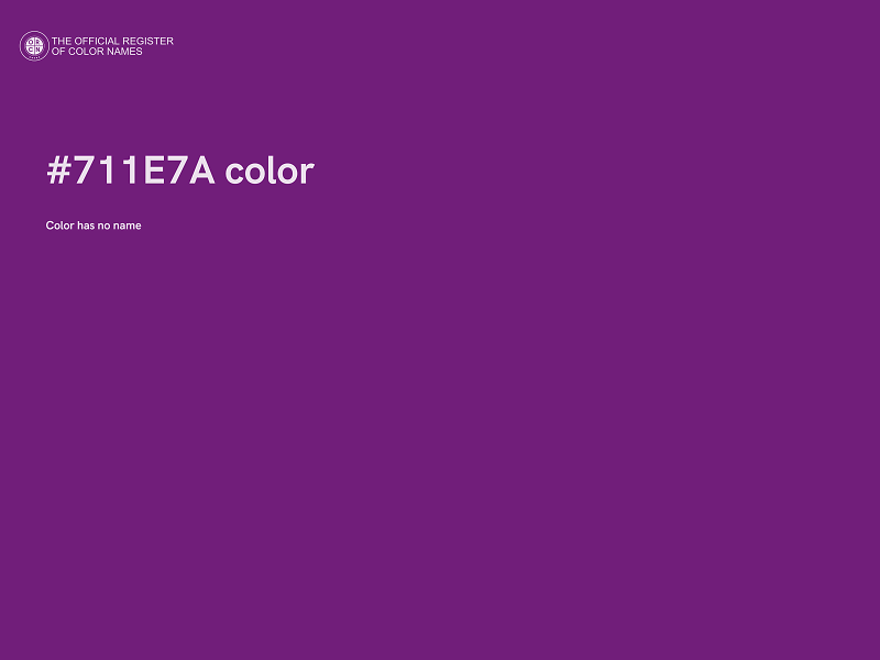 #711E7A color image