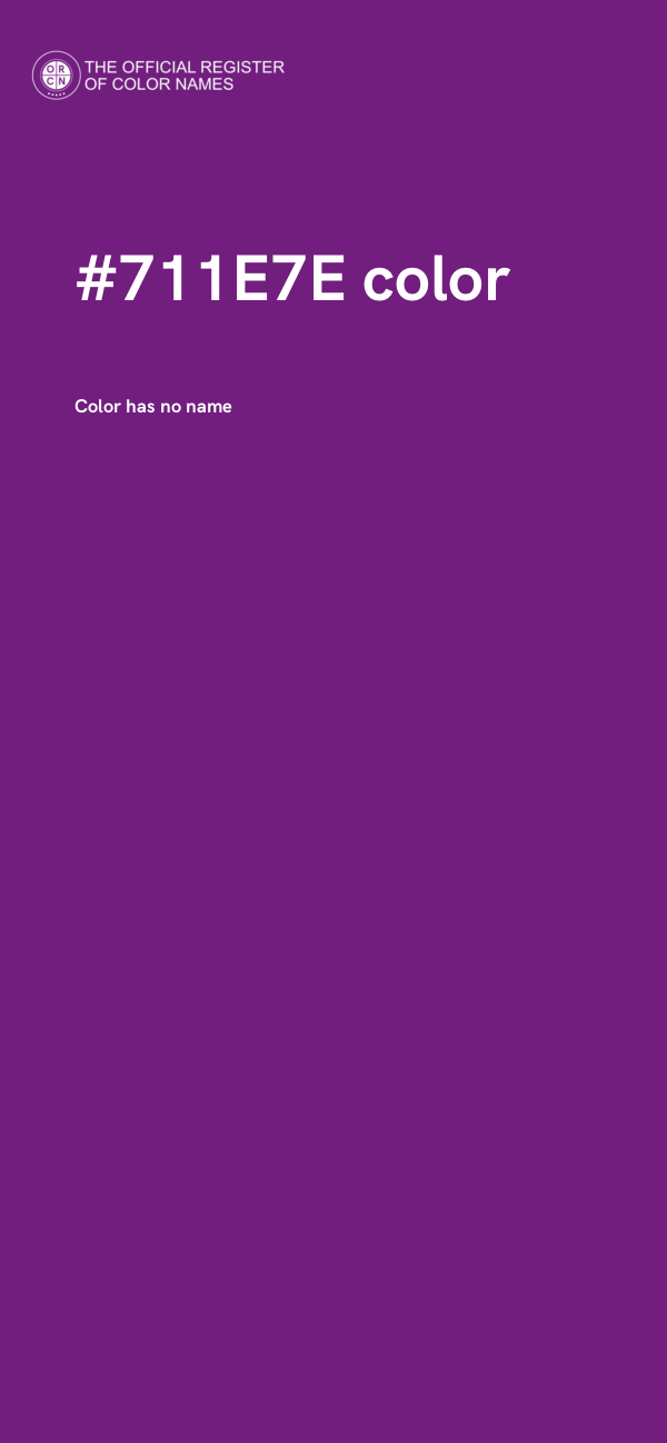 #711E7E color image