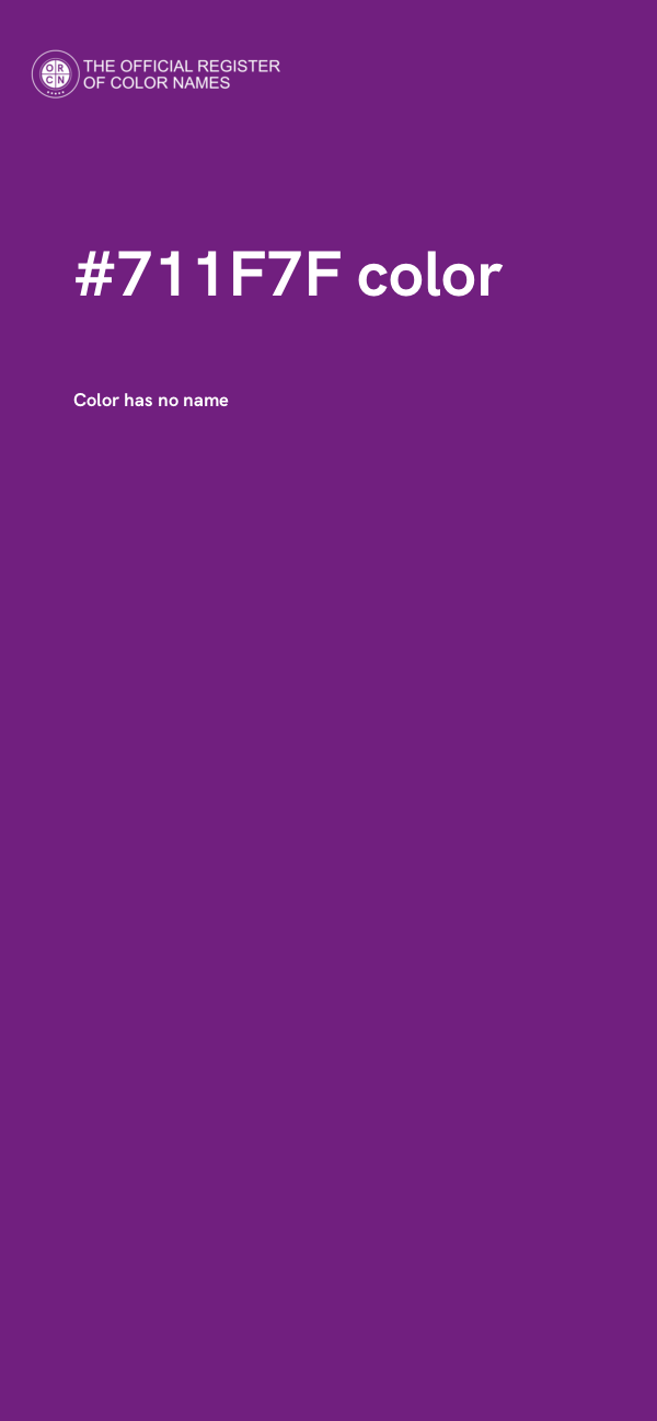 #711F7F color image