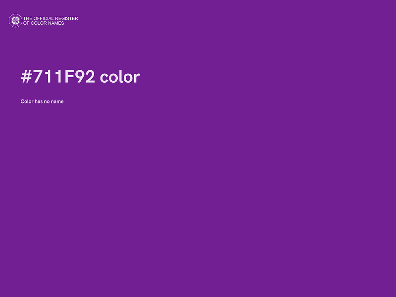 #711F92 color image