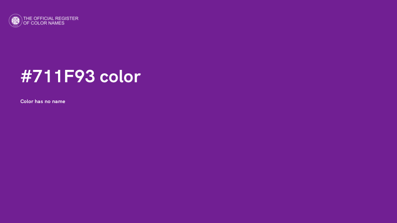 #711F93 color image