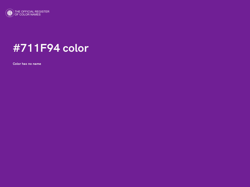 #711F94 color image