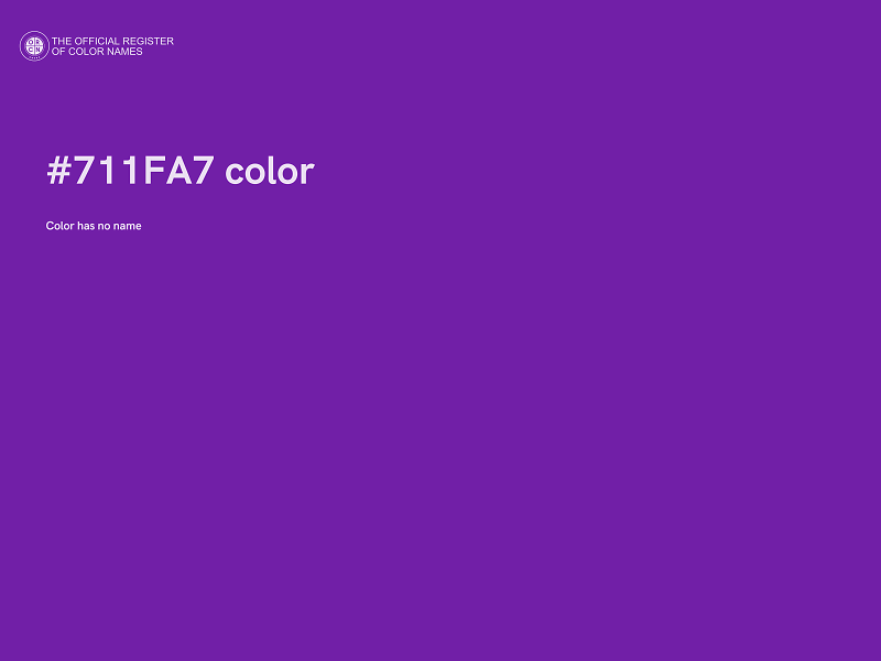 #711FA7 color image