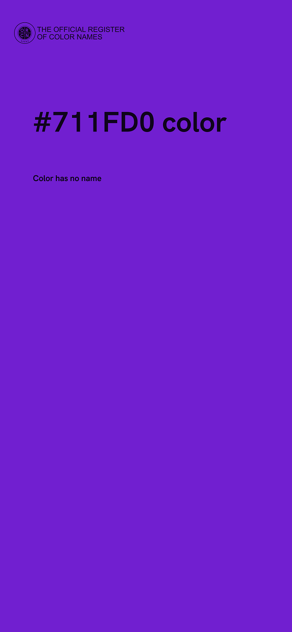 #711FD0 color image