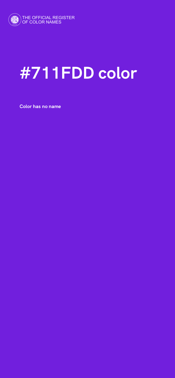 #711FDD color image