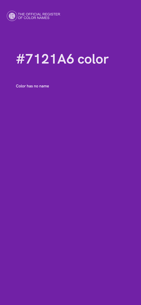 #7121A6 color image