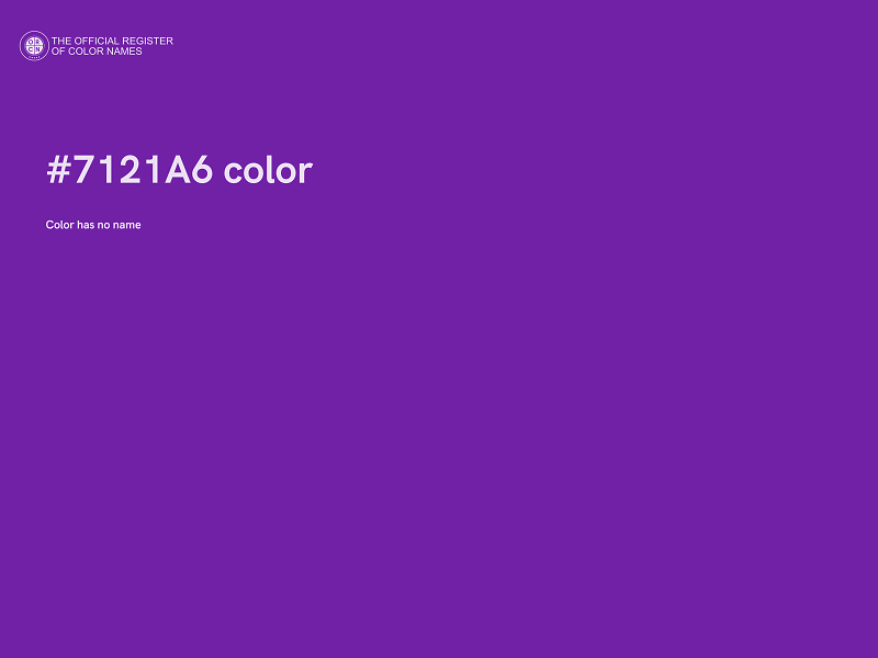 #7121A6 color image