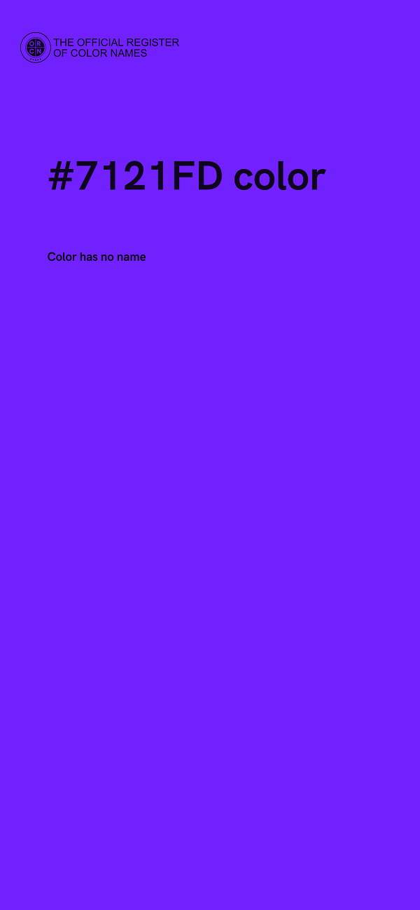 #7121FD color image