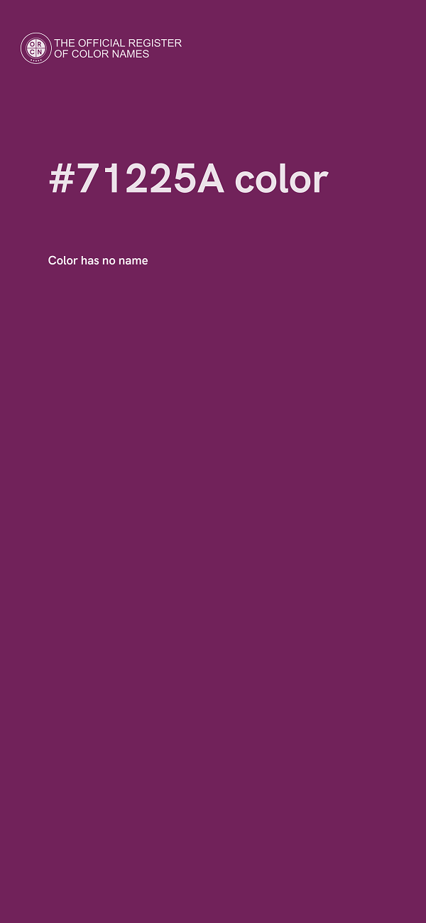 #71225A color image
