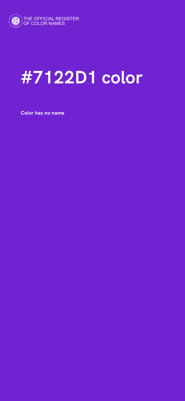 #7122D1 color image