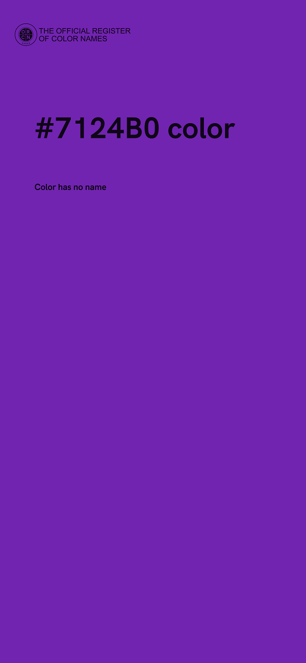 #7124B0 color image
