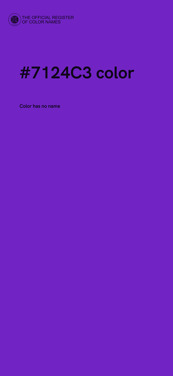 #7124C3 color image