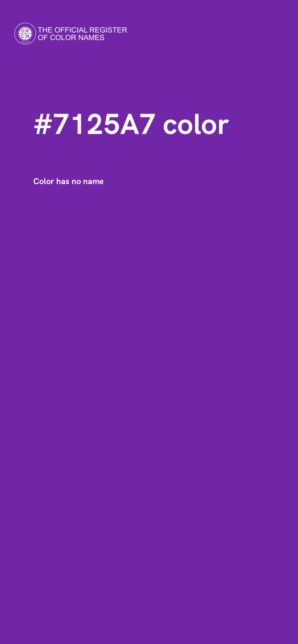 #7125A7 color image