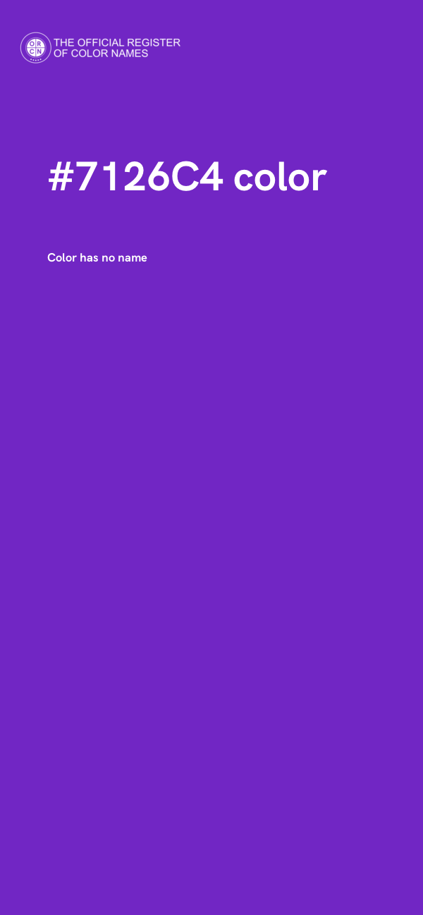 #7126C4 color image