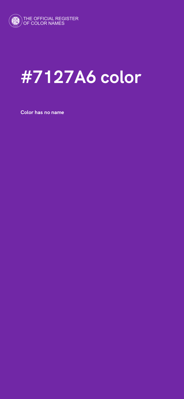 #7127A6 color image