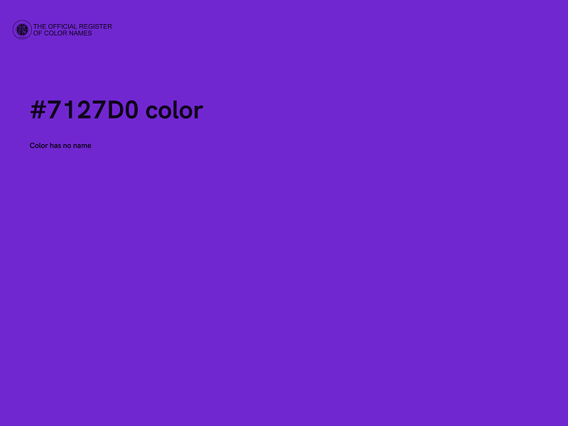 #7127D0 color image