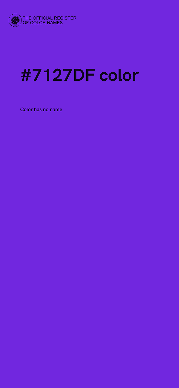 #7127DF color image