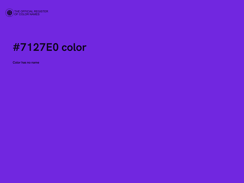 #7127E0 color image