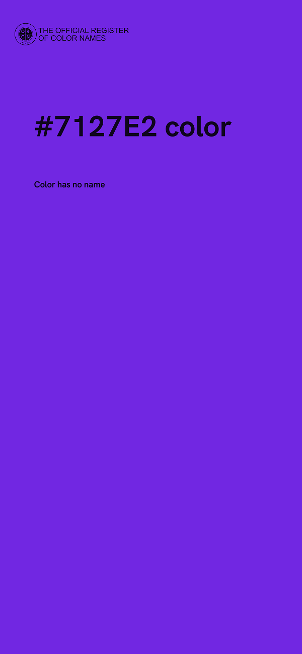 #7127E2 color image