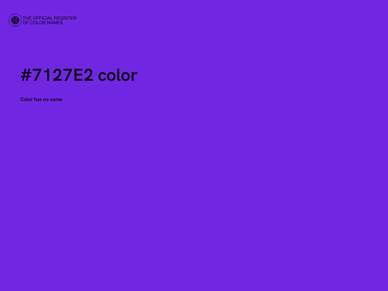 #7127E2 color image