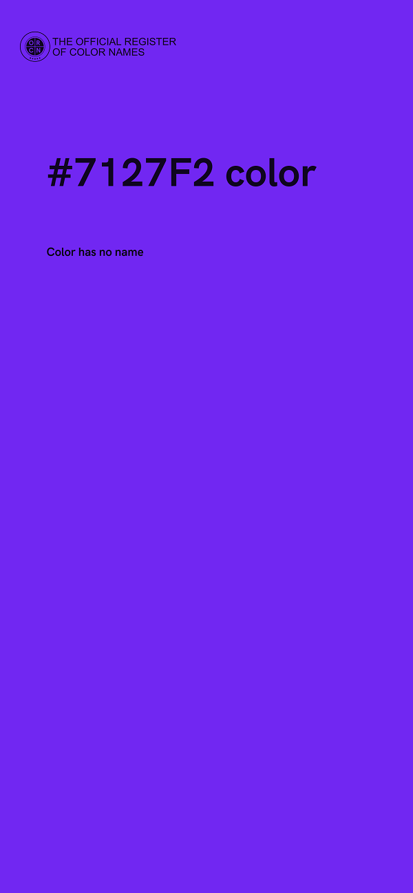 #7127F2 color image